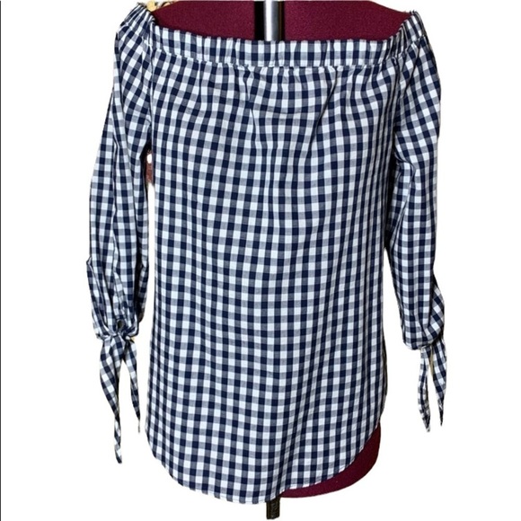 🔥🔥SO shrug shoulder gingham shirt size XL - Picture 2 of 5